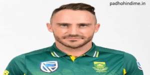 Biography Of Faf Du Plessis.